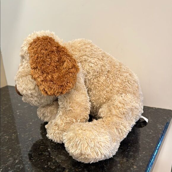 Gund Gibson #13042 Puppy Dog 12" Brown Tan Scruffy Floppy Stuffed Animal Plush - Picture 3 of 9